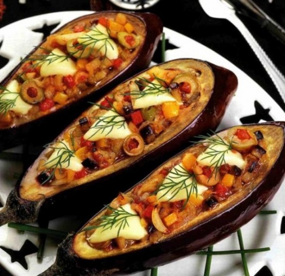 Баклажаны с овощами - для похудения Баклажаны с овощами - для похудения